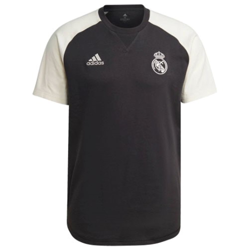 Camiseta Entrenamiento Real Madrid 2021-2022 Negro Blanco